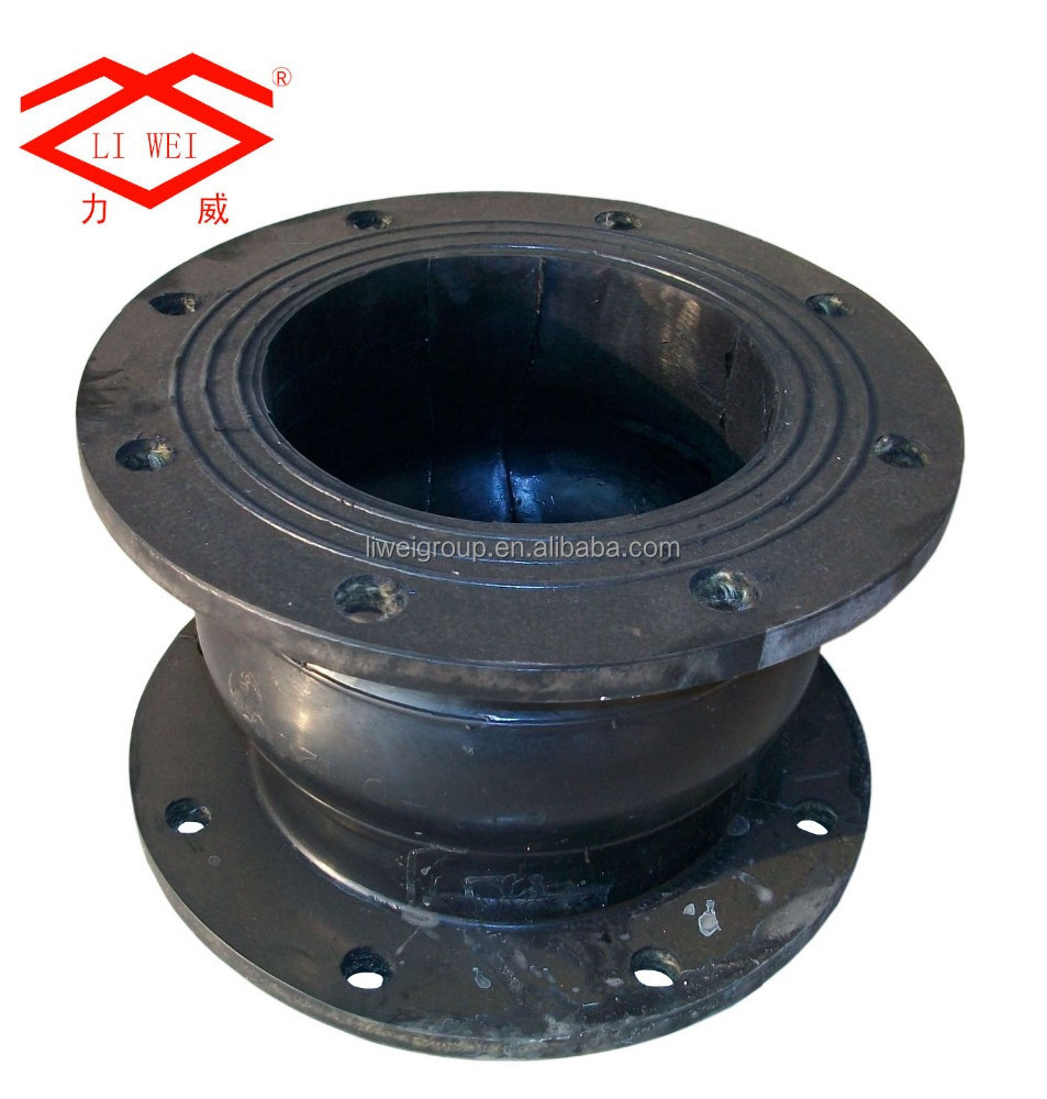 DN300 full face flange type rubber flexible joint for PVC pipe