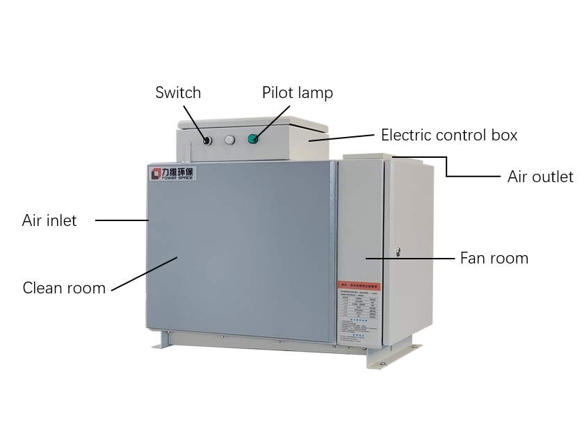 Power Space Industrial Air Cleaner ESP CNC Oil Mist Collector for workshop