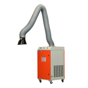 single arm welding smoke dust collector welding extraction fume system mobile weld fume filter