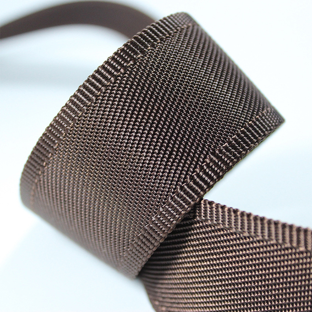 Selling strap plain weave black nylon webbing for bag backpack car safety belts 48mm black nylon webbing tape