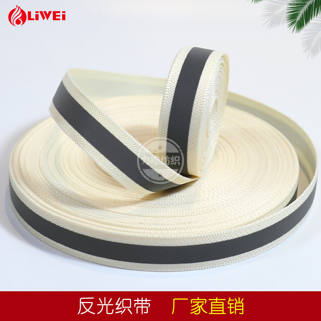 Factory good quality New pet webbing multicolor reflective tapes imitation nylon polyester straps