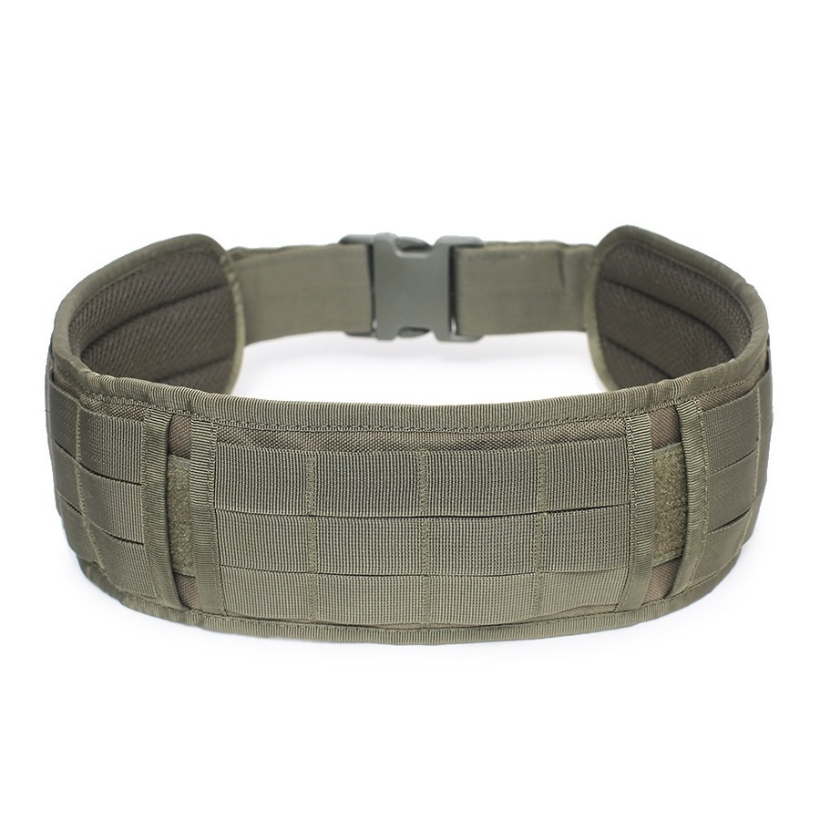 Male tactical waist belt men canvas fabric belts tactical belt molle with straps