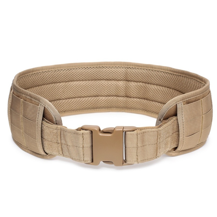 Male tactical waist belt men canvas fabric belts tactical belt molle with straps