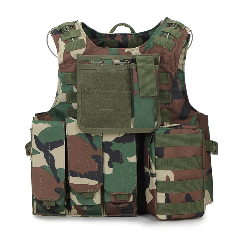 Tactical gear Outdoor  durable breathable multi pocket vest plate carrier tactical vest