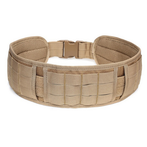 Male tactical waist belt men canvas fabric belts tactical belt molle with straps