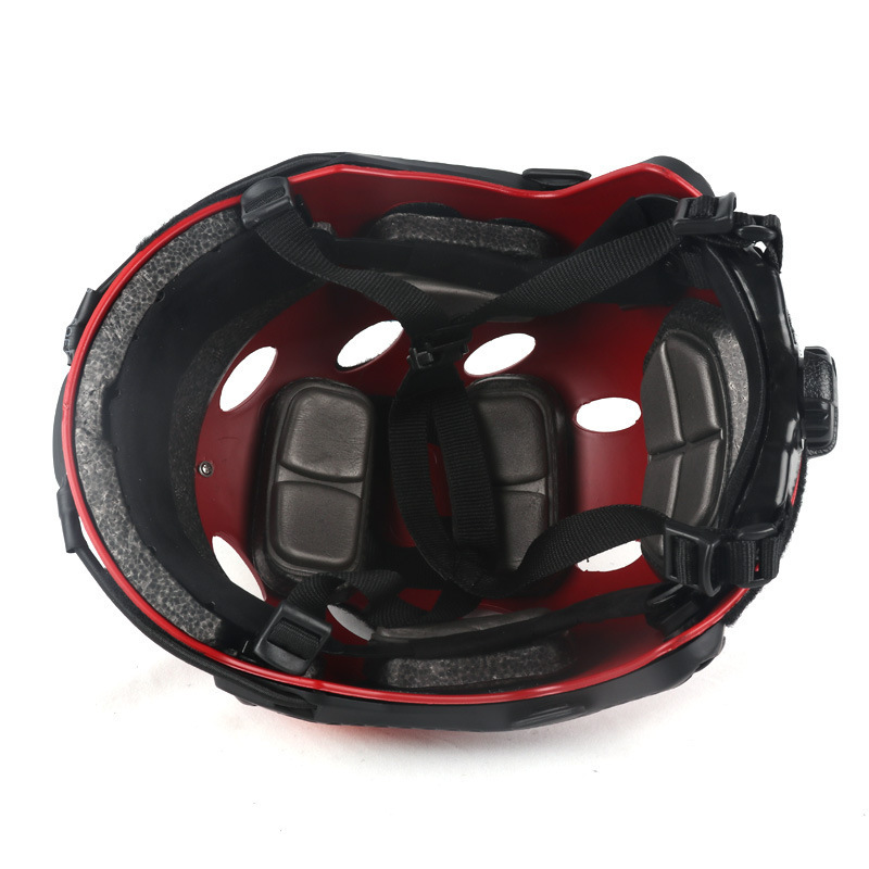 Safety fire rescue helmet male emergency water emergency outdoor fast red helmet size adjustable