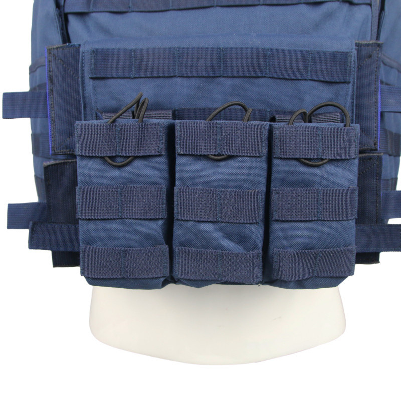 New Arrival Customized Law Enforcement Blue Tactical Vest,  Protect Uniform Vest MOLLE Tactical Plate Carrier