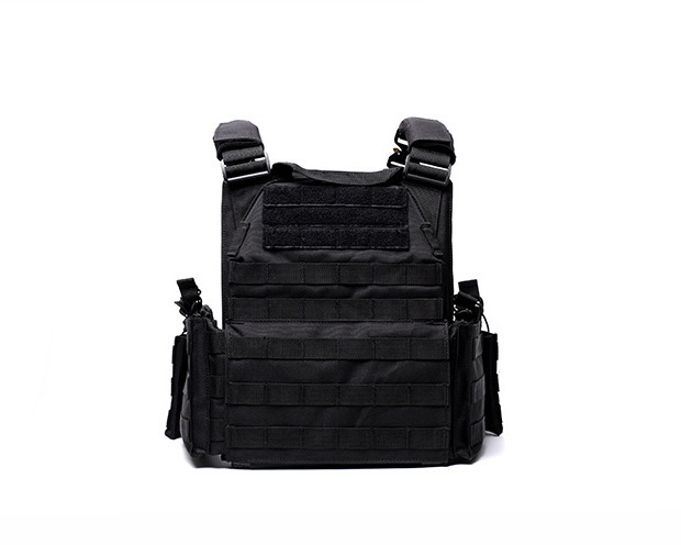 600D Polyester Field Tactical Security Vests Outdoor Black Lightweight Vests