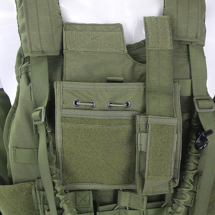 USA Warehouse DDP tactical 600D Nylon O.D Green Detachable Shoulder Pads Adjustable vest