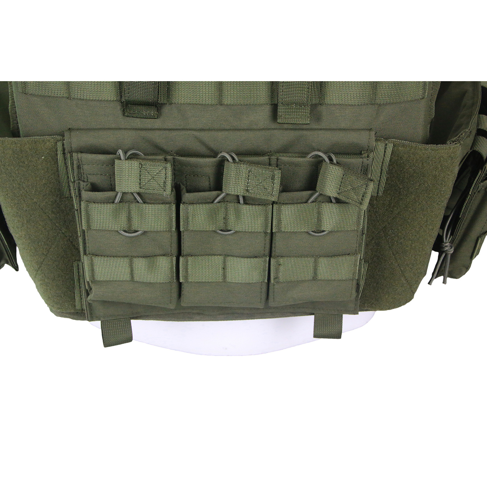 USA Warehouse DDP tactical 600D Nylon O.D Green Detachable Shoulder Pads Adjustable vest