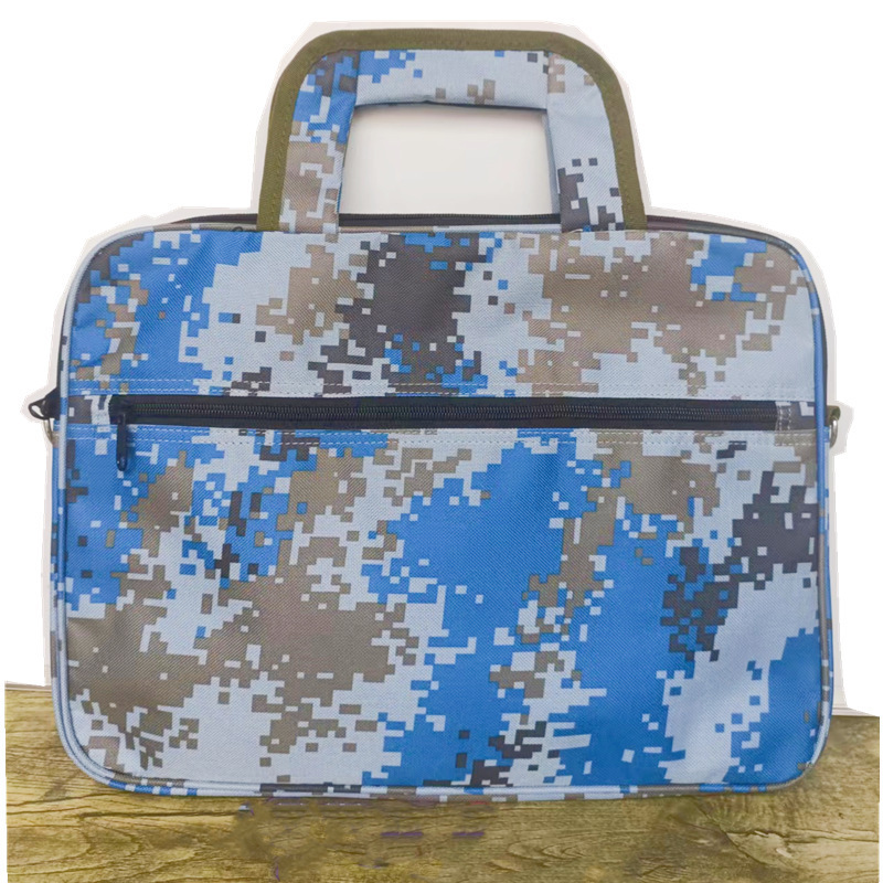 Tactical meeting bag Diagonal large-capacity portable camouflage file bag