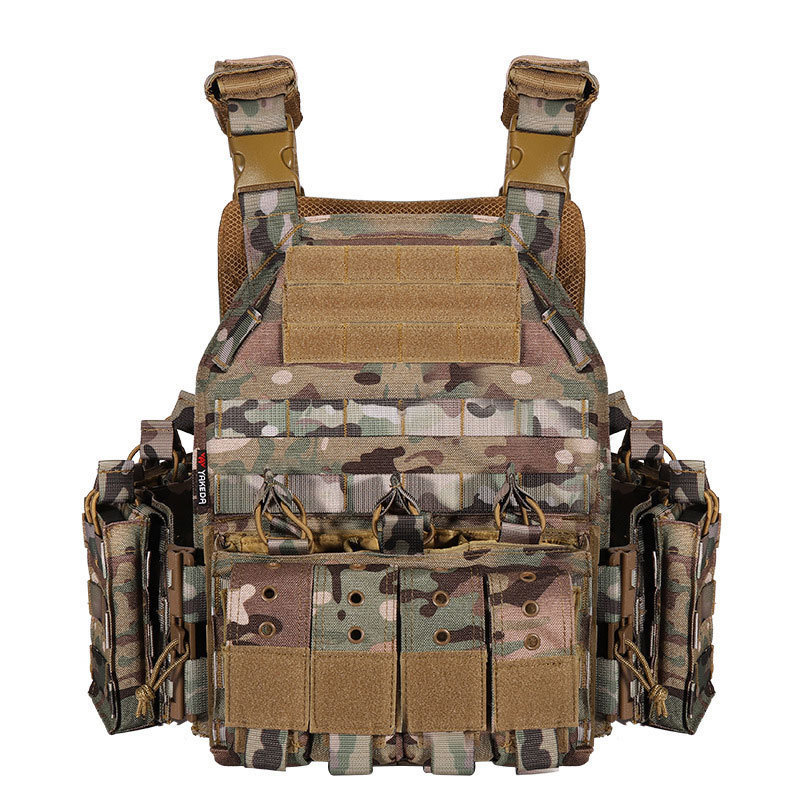 Padded areas for added protection tactical holster vest