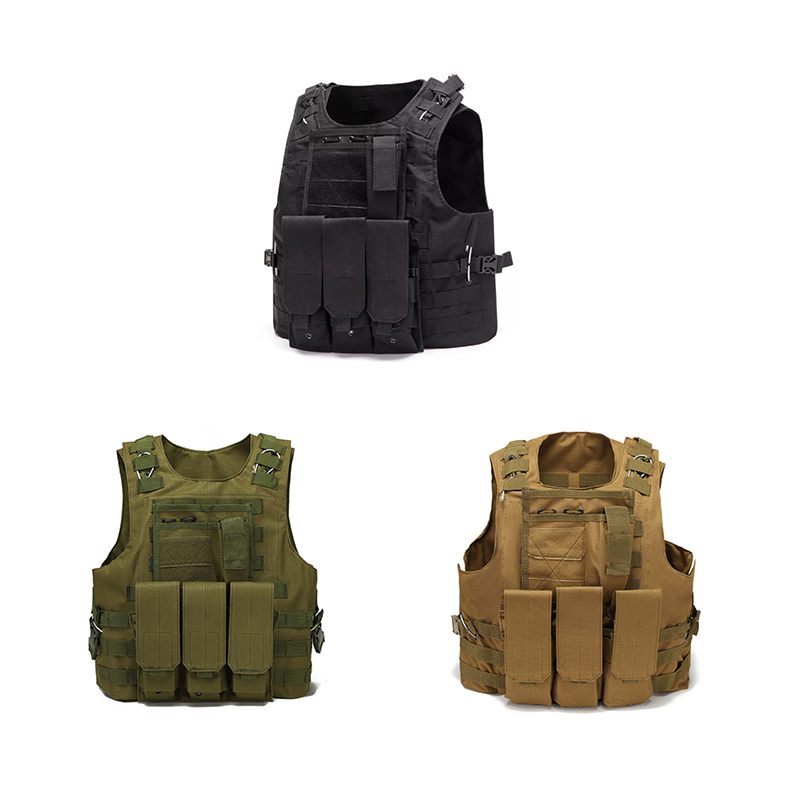 Adjustable shoulder pads Quick-release buckles tool vest tactical