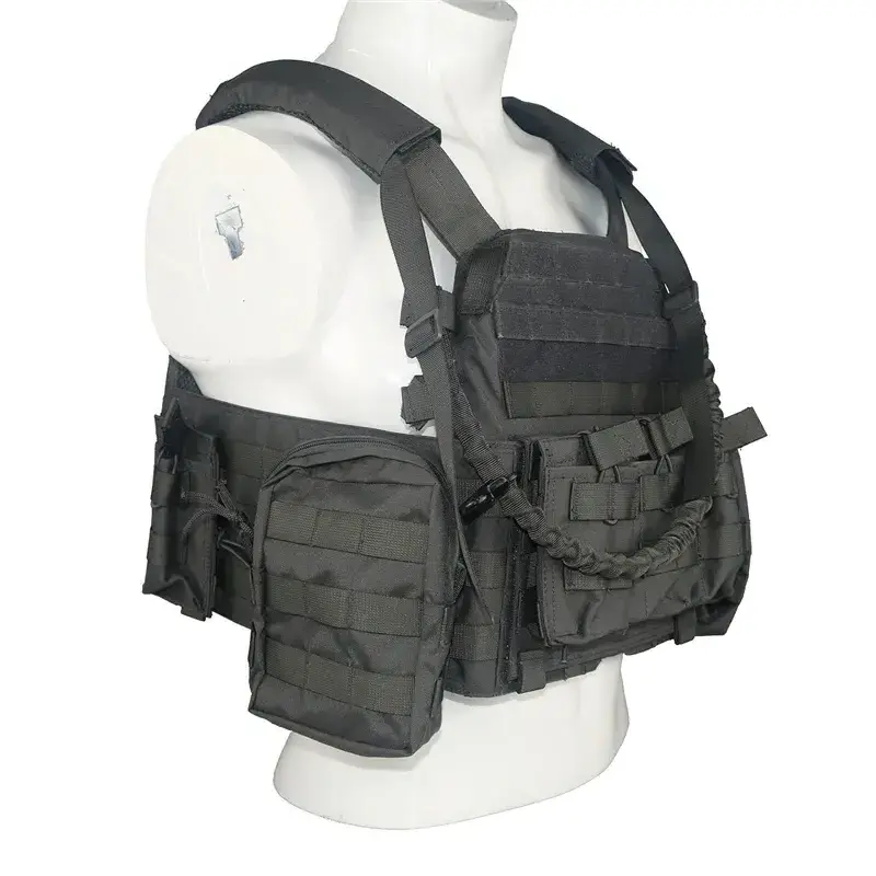 High Quality OD Plate Carrier Outdoor Training Hunting Vest Quick Release Molle Tactical Vest