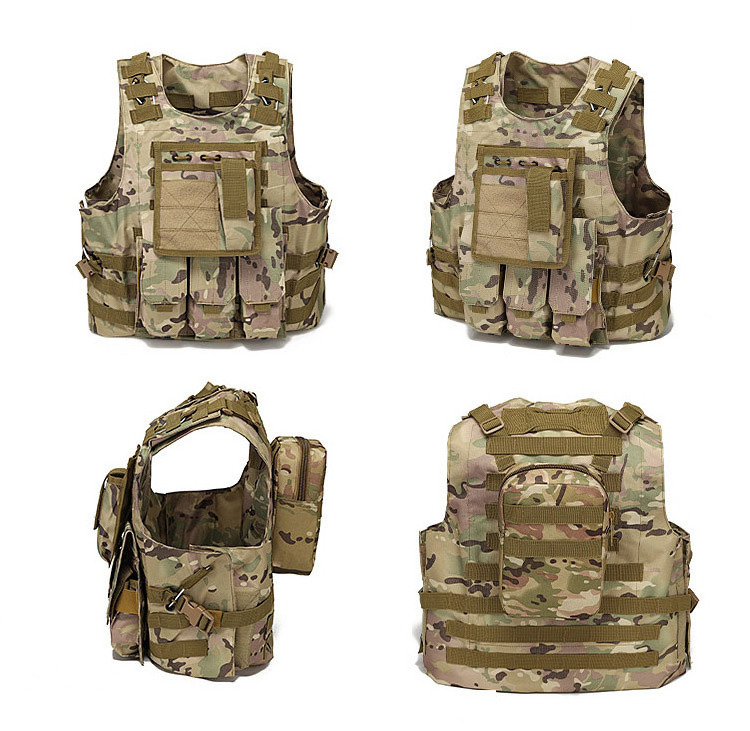 Adjustable shoulder pads Quick-release buckles tool vest tactical