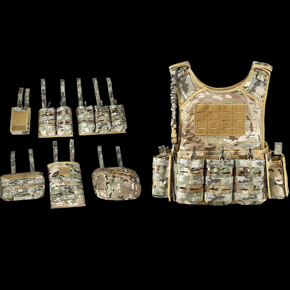 New Arrivals Camouflage Outdoor Safety Vest OD Plate Carrier Modular Tactical Vest For Man