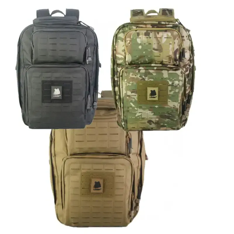 Promotional Large Capacity Men's 15.6 Inch Laptop Backpack 45L Camo Tactical Backpack