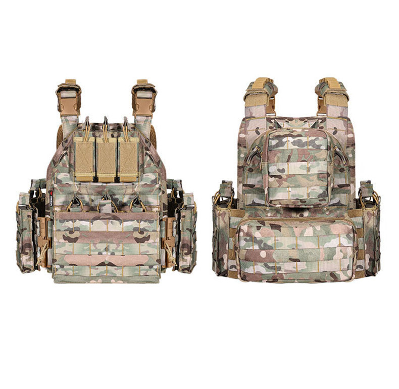 Padded areas for added protection tactical holster vest