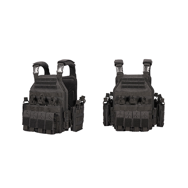 tactical ceramic vest two plates protection tactical vest plate carrier