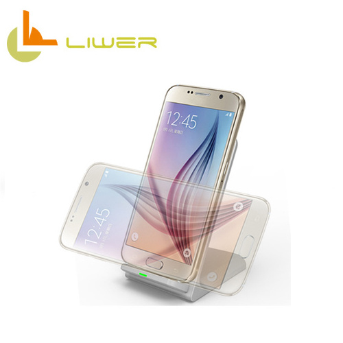 Wholesale mobile cell phone wireless charger for samsung galaxy s6/s6 edge s7/s7 edge s8/s8 plus