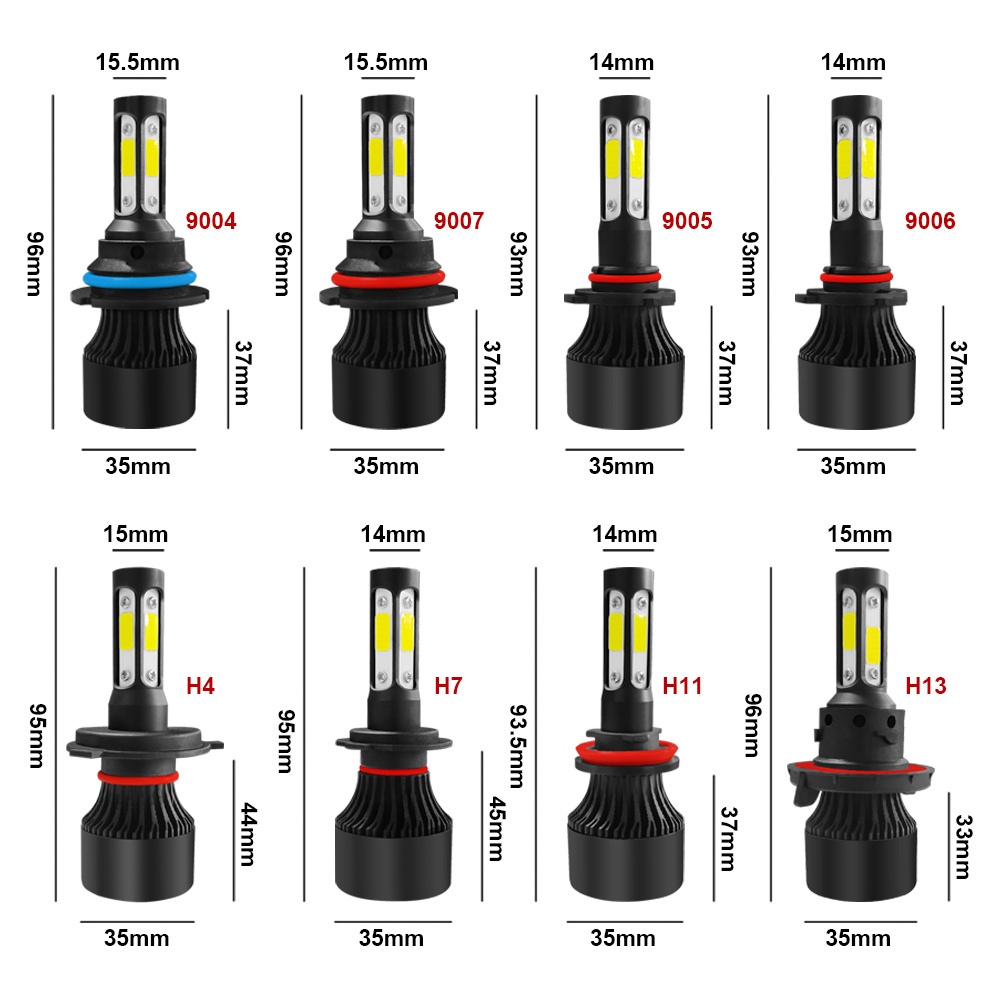 liwiny Super Bright car headlight h1 20000lm led head light single beam led bulb car for utv h7 led headlight bulb h11 h4 9006