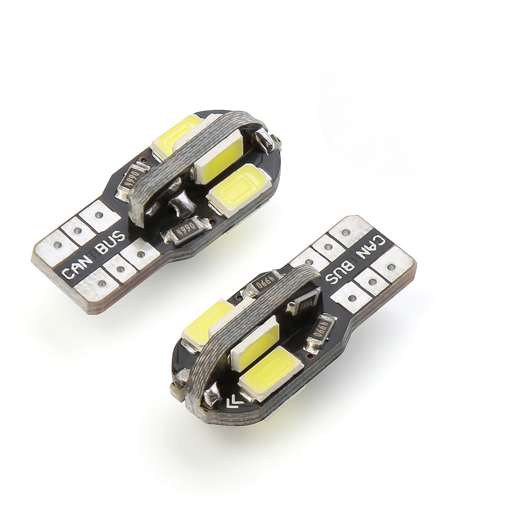 liwiny t10 car led light bulb canbus 5630 5730 8smd W5W 501 194 186 t10 led 6000k interior light bulbs