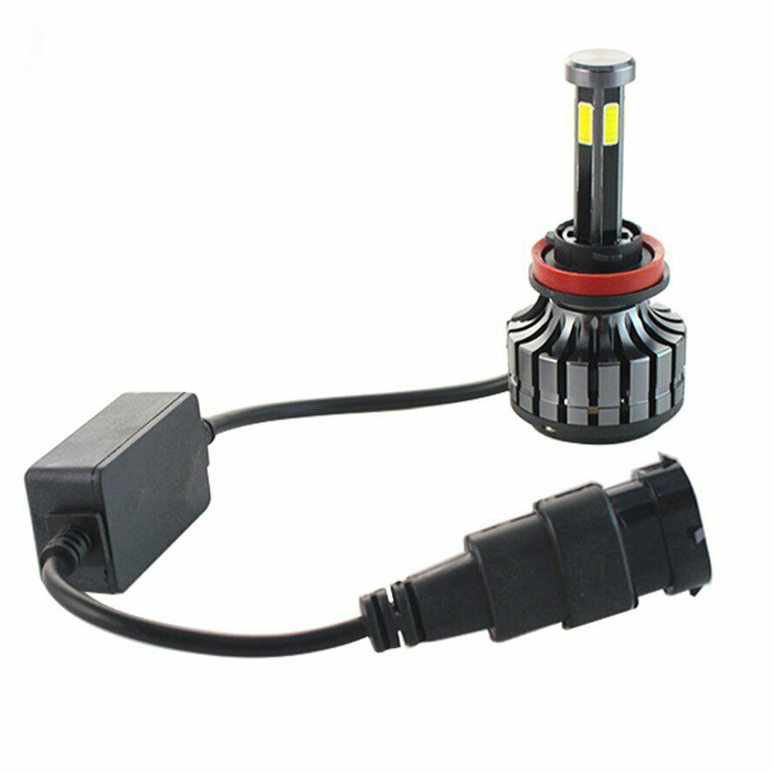 liwiny 6 side 3000k car led headlight bulb 8000k 6000k car bulbs led H7 H11 9005 9006 H4 head lights 880 led csp headlight