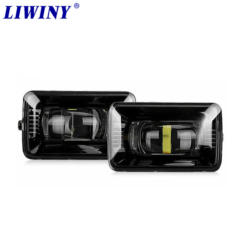 Liwiny Car Accessories 15w Projector Led Fog Driving Lamp 4.5 Inch Led Front Fog Light Ford F150 2015 2016 2017