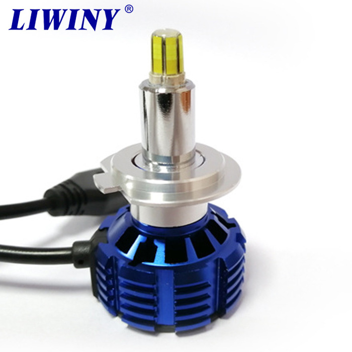 liwiny H1 H7 H8 H9 H10 H11 9005 9006 8000lm fog light 40w car led head light bulbs 12v car led lamp for auto