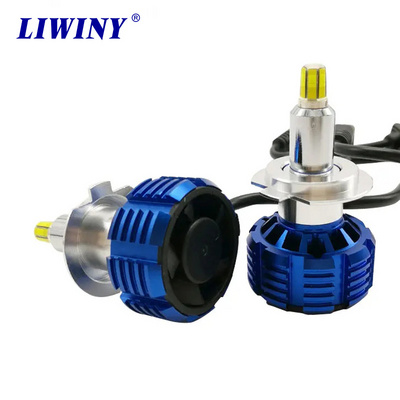 liwiny H1 H7 H8 H9 H10 H11 9005 9006 8000lm fog light 40w car led head light bulbs 12v car led lamp for auto