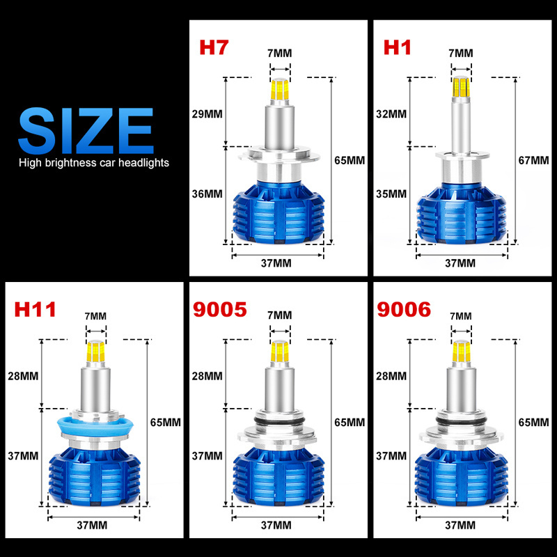 liwiny factory supply wholesale 360 degree led h4 headlight housing led lamp for car vehicle 6s led headlight bulb 880 h1 h3 h11