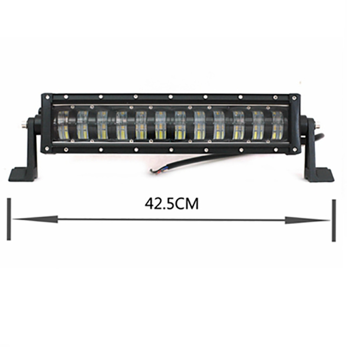 liwiny housing led light bar 5000k 16.7 inch led amber warning lightbar 96w led car bar light amber white led light bar