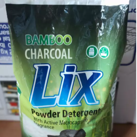 LIX BAMBOO CHARCOAL DETERGENT POWDER - PREMIUM QUALITY LAUNDRY DETERGENT