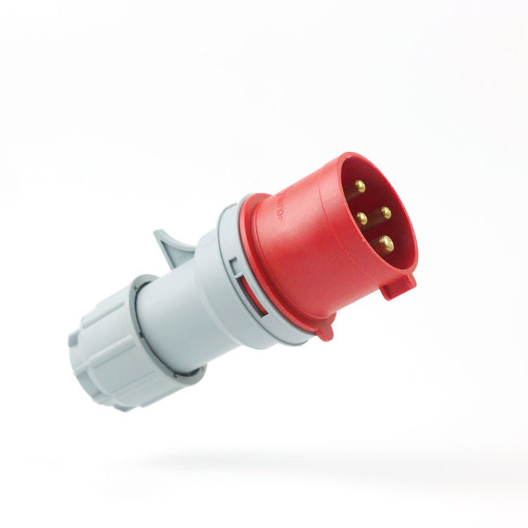 LXCEE PCE  32a 230v 3 Pin Ip44 En/cee/iec60309-2 Industrial Nylon Socket Female Angle Socket