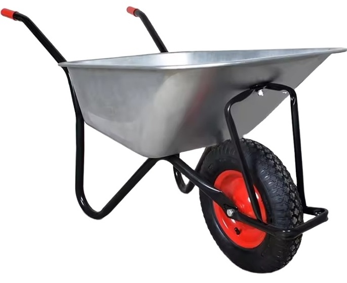 WB6404H Wheelbarrow Industrial Concrete Wheelbarrow Garden Tools Metal Wheelbarrow