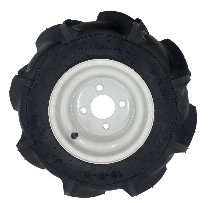 Chinese tubeless tyre /pneumatic rubber wheel with inner tube atv tire 18x9-8