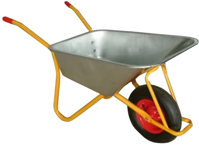 WB6404H Wheelbarrow Industrial Concrete Wheelbarrow Garden Tools Metal Wheelbarrow