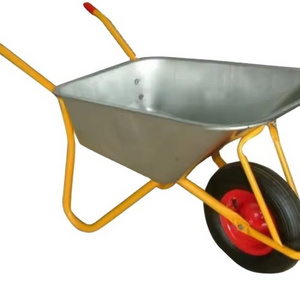 WB6404H Wheelbarrow Industrial Concrete Wheelbarrow Garden Tools Metal Wheelbarrow