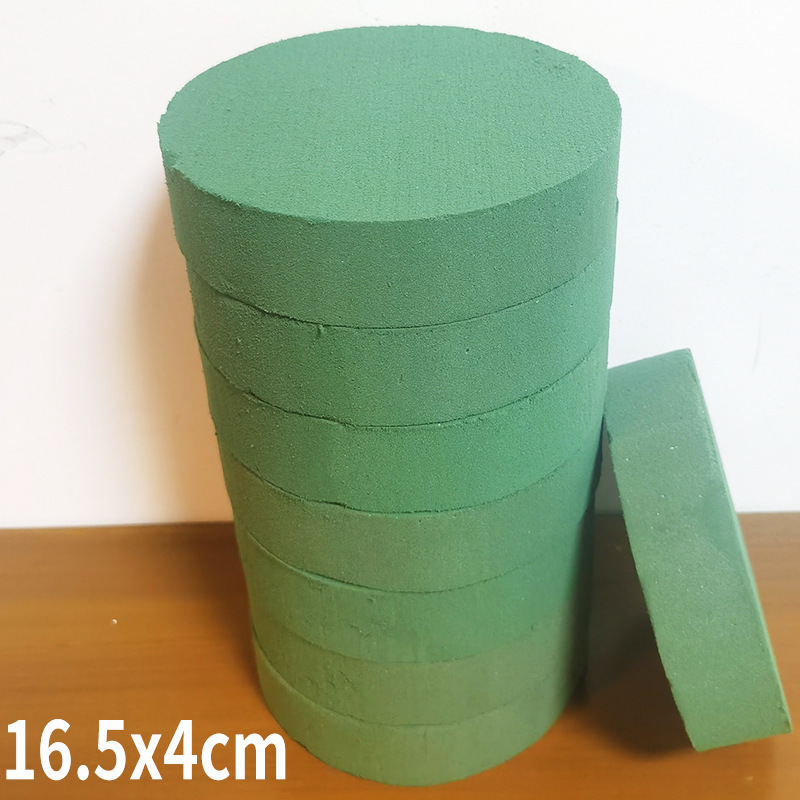 DREA 16.5 cm Artificial Floral Decorations Arts Crafts Project Green round Foam Bricks Blocks Floral Foam