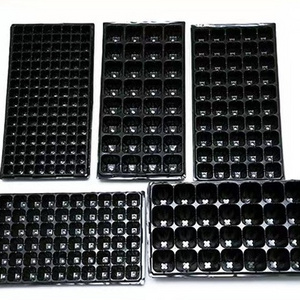 High Quality Reusable PS Plastic Seed Germination Tray 50, 72, 128, 200 Cells Seedling Plug Trays Seed Starting and Propagation