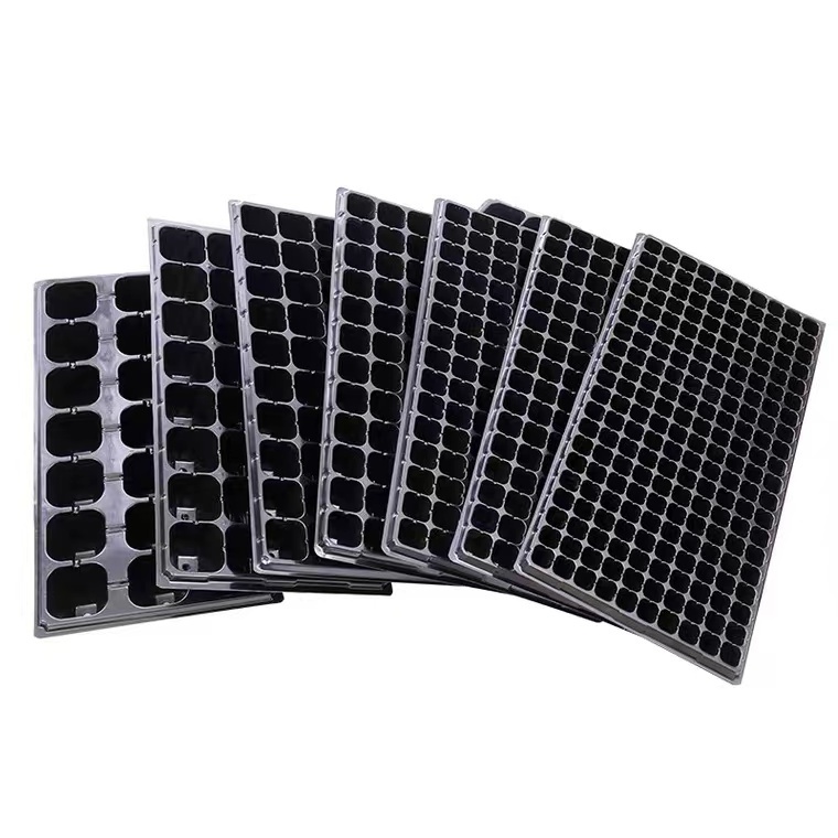 WEIFANG LIXIN Strength Shallow Plant Nursery Hydroponic Growing Trays Seedling plastic plug tray