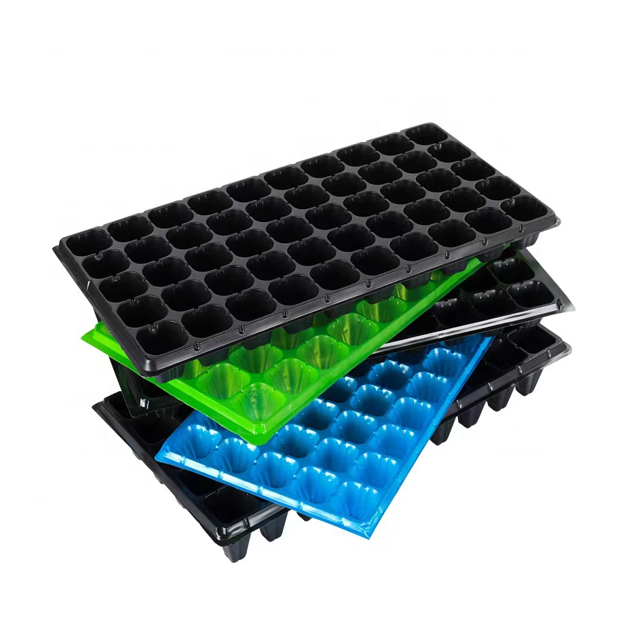 Wholesale Plant growing trays Rectangle Plastic hydroponic tray China Factory Wholesale 200 Cells seedling trays