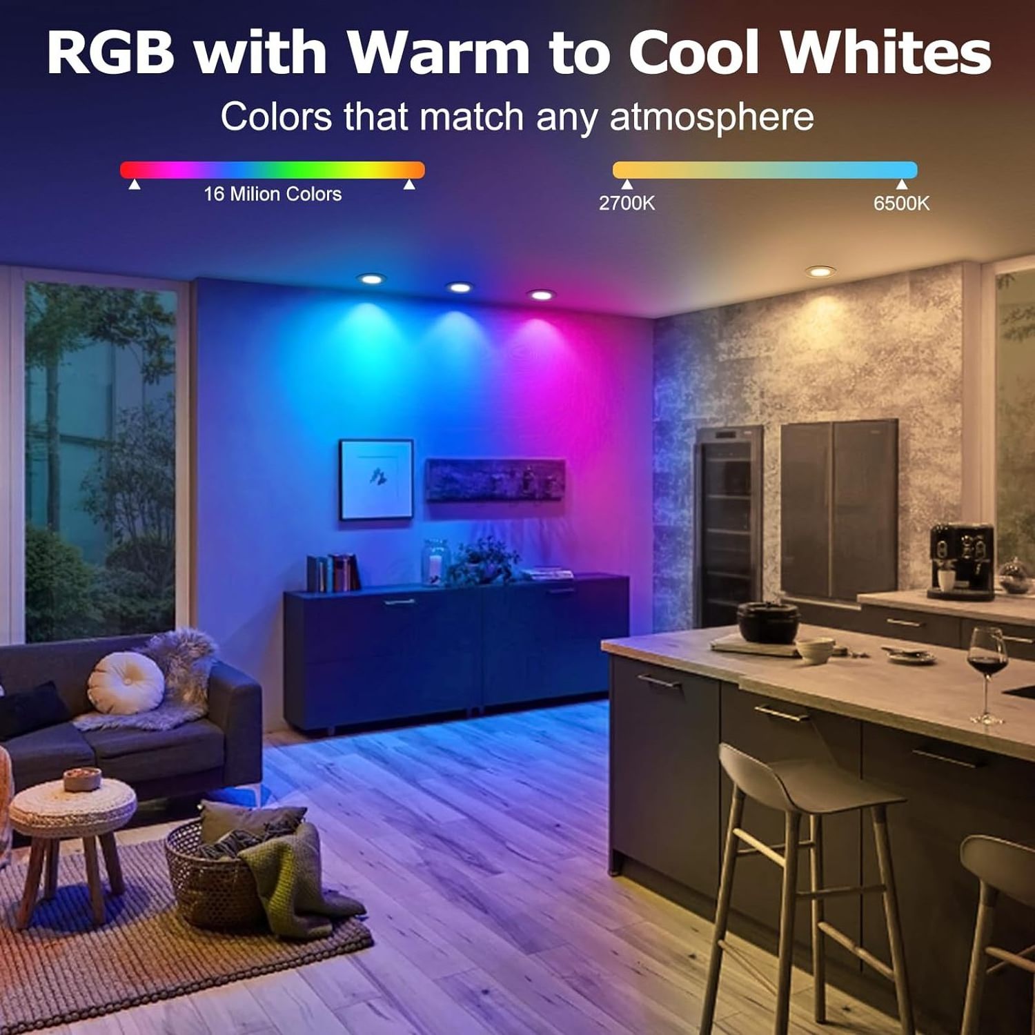 Smart recessed lighting google home on sale