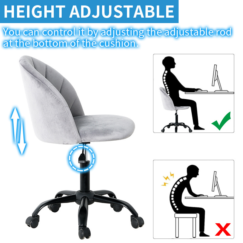 Home Office Swivel Accent Computer Chairs Living Room Furniture Silla de Oficina Modern Ergonomic Home Office Chair for Hom