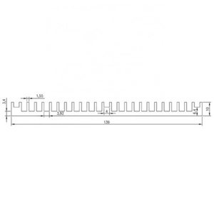 Recessed Bar Lighting T Slot Alu Profil Channel Heat Sink With PC Diffused Cover Aluminium Profile radiator For Led Strip Light