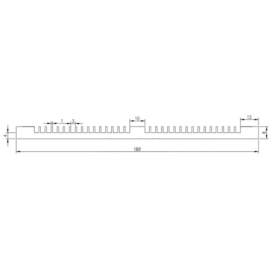 extruded aluminium heat sink/heatsink for power amplifier Selling Well All Over The World Flexible Aluminum Heat Sink