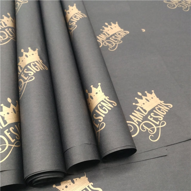 High Quality Wholesale Tissue Paper Custom packing paper Printed Logo Wrapping paper