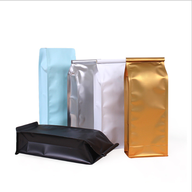 Coffee Tea Stand Pouch Foil Ziplock Mylar Bag for Food Packaging