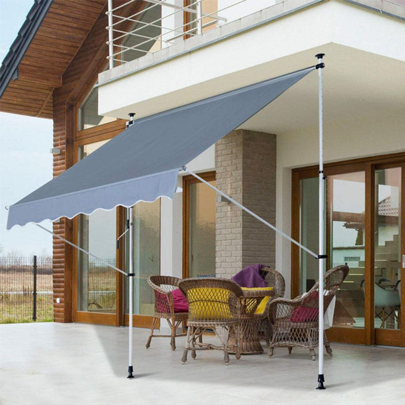 Grade Polycarbonate Solid Sheet Window Door Folding Canopy Awning for Sun Protection