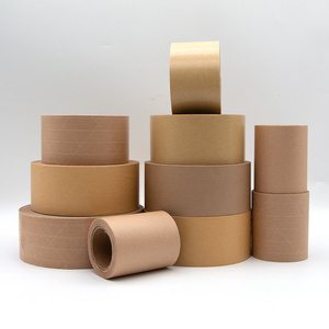 Premium Best Selling Water Activated Reinforced Prime Customization Logo self adhesive  Kraft Paper Tape